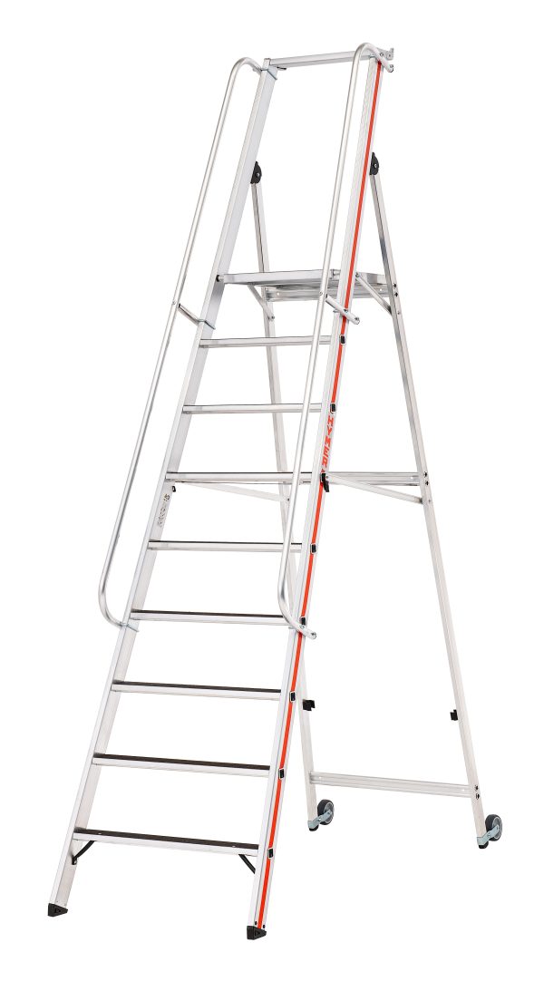 Hymer 8681 Platformtrap R13 met kantelwielen en lange handrail (4–12 treden) - Afbeelding 7
